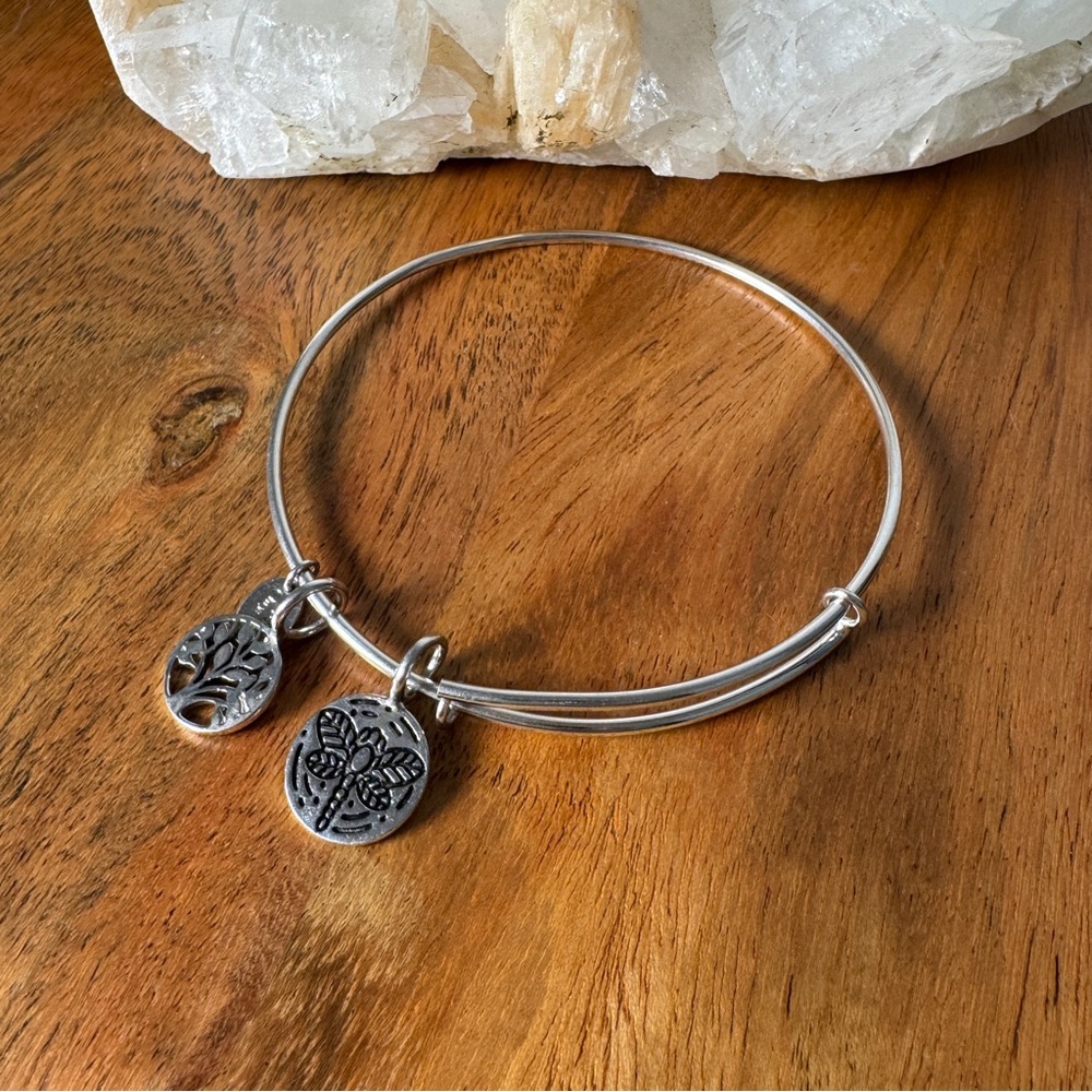 Chrysalis Silver Tree Of Life and Dragonfly Charm Bracelet